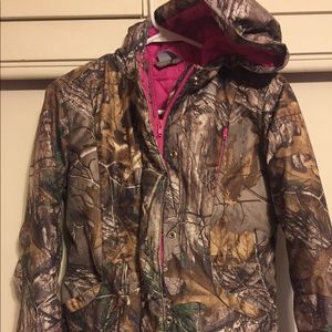 Girls carhartt realtree  winter jacket